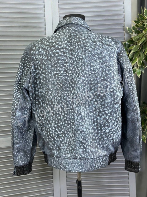 Кожаная куртка Stefano Ricci из кожи страуса 16467