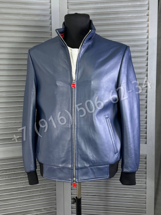 Кожаная куртка Kiton 27256