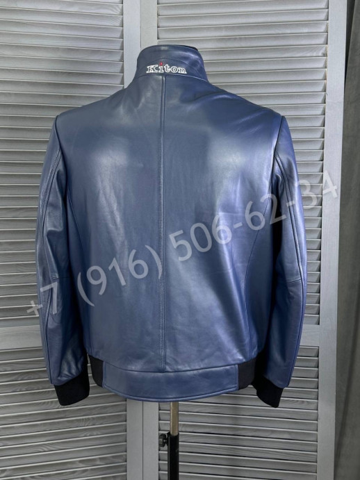 Кожаная куртка Kiton 27256