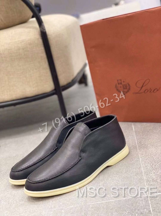 Лоферы Loro Piana на меху 8521