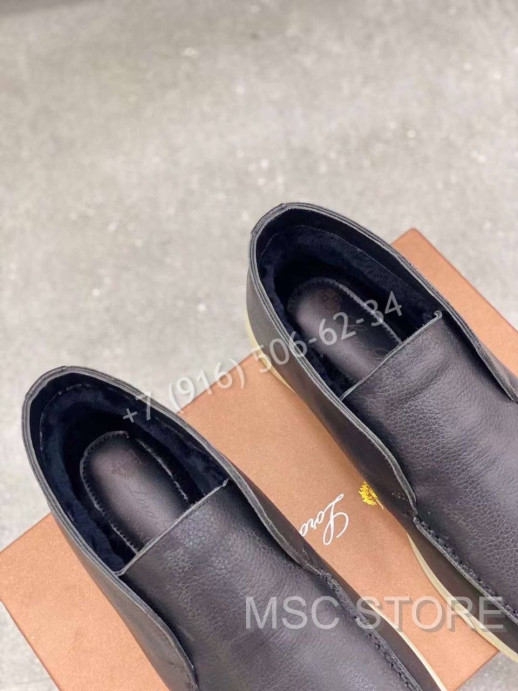 Лоферы Loro Piana на меху 8521