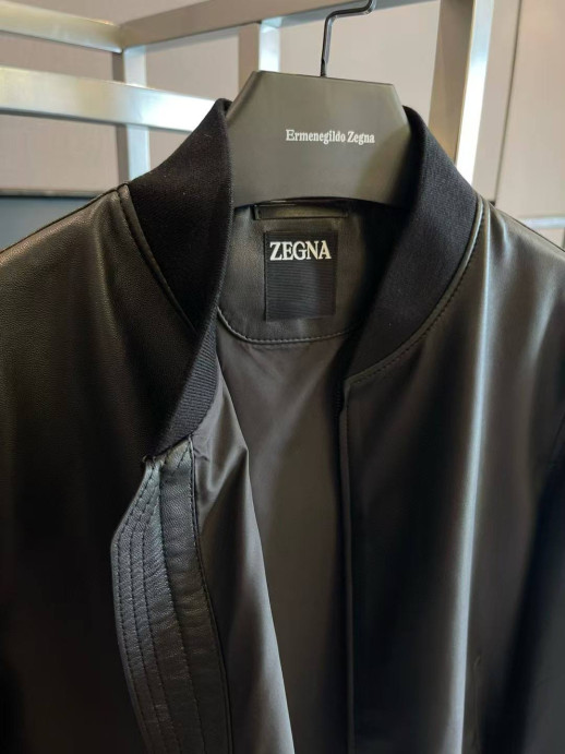 Кожаная куртка Zegna 23503