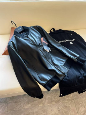 Кожаная куртка Zegna 23503