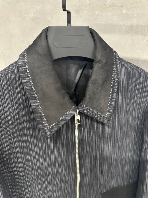 Кожаная куртка Hermes 5741 1