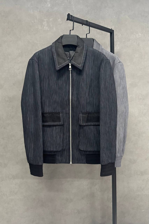 Кожаная куртка Hermes 5741 1