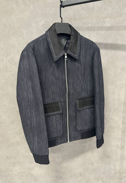 Кожаная куртка Hermes 5741 1