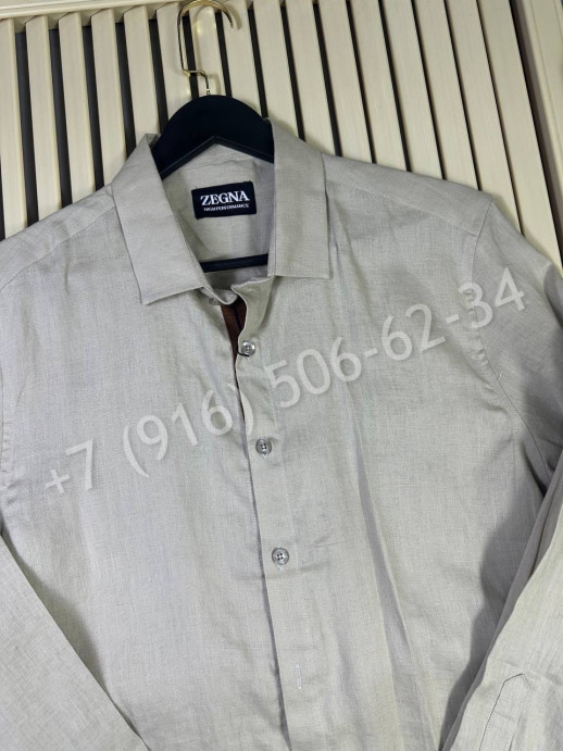 Рубашка Zegna из льна 30157