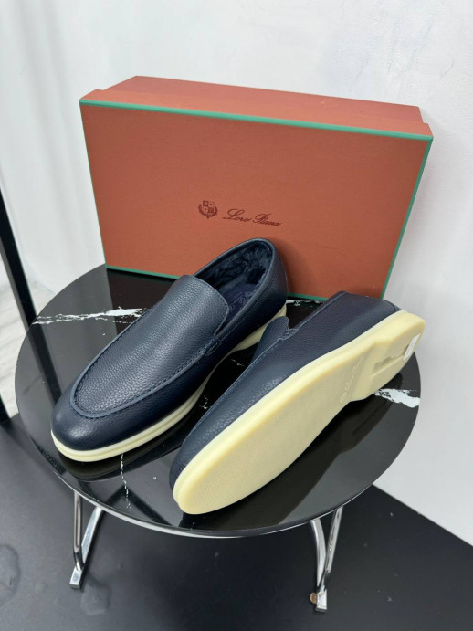 Лоферы Loro Piana на меху 17477 1