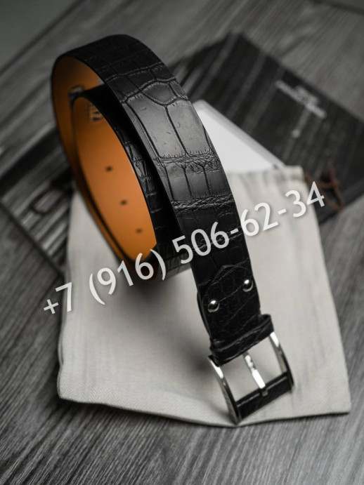 Ремень ZILLI из кожи крокодила 6544 1