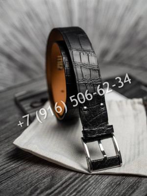 Ремень ZILLI из кожи крокодила 6544 1