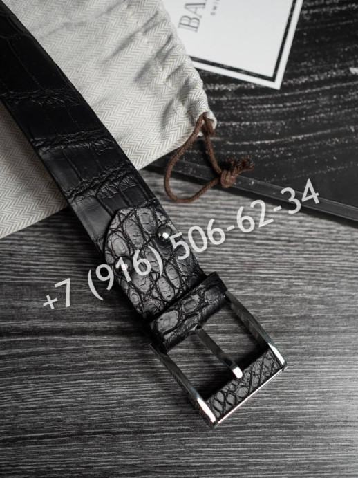 Ремень ZILLI из кожи крокодила 6544 1