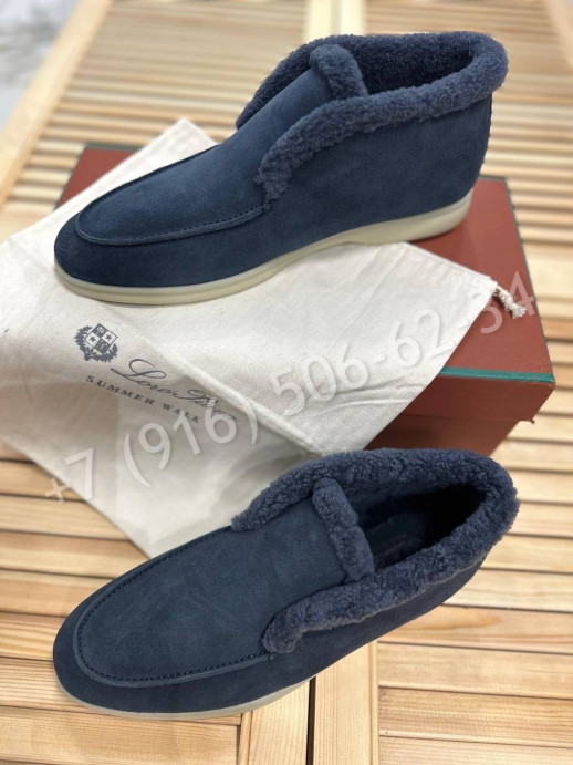 Лоферы на меху Loro Piana 25359