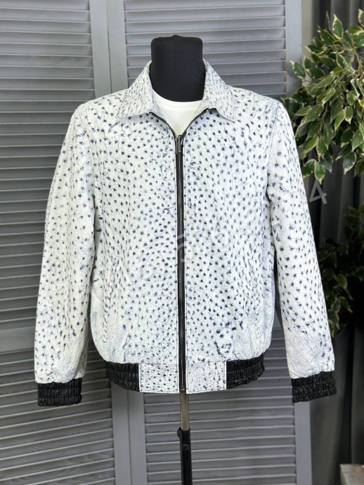 Кожаная куртка Stefano Ricci из кожи страуса 16468