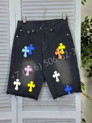 Джинсовые шорты Chrome Hearts 17170