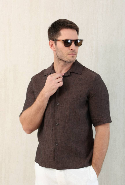 Рубашка Brunello Cucinelli из льна 12184 1