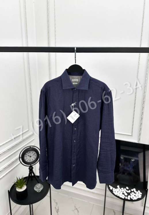 Рубашка Brunello Cucinelli 810% лен 28059