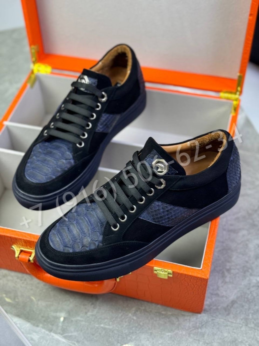 Кеды Stefano Ricci из кожи питона 28660