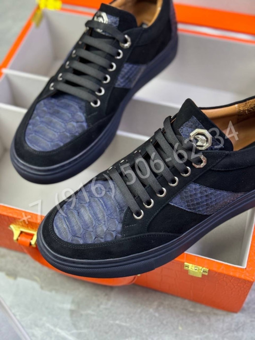 Кеды Stefano Ricci из кожи питона 28660