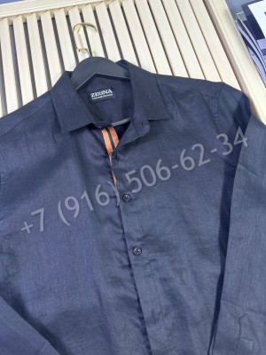 Рубашка Zegna из льна 30158