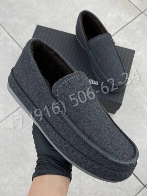 Мокасины Zegna на меху 24452