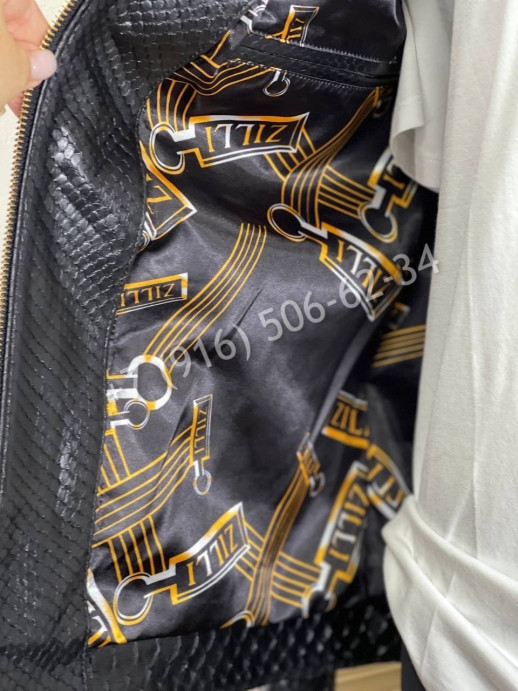 Куртка ZILLI из кожи питона 5456