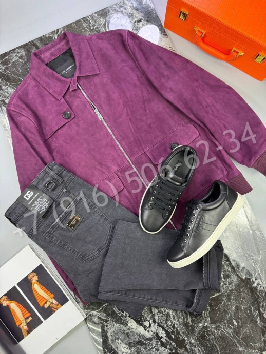 Замшевая куртка Dolce & Gabbana 25865