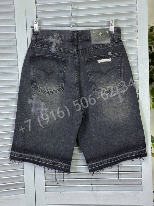 Джинсовые шорты Chrome Hearts 17171