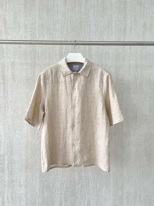Рубашка Brunello Cucinelli из льна 12184 2