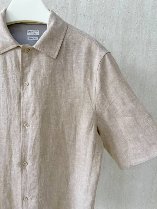 Рубашка Brunello Cucinelli из льна 12184 2