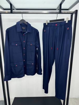 Костюм прогулочный из тонкого кашемира Kiton 17552