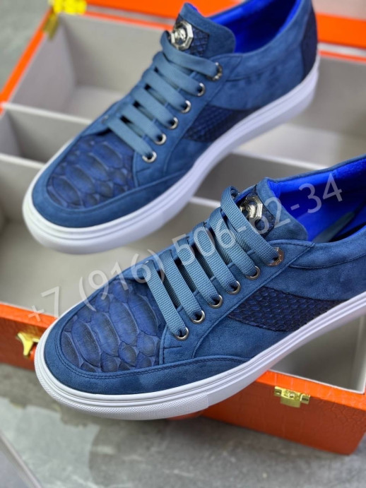 Кеды Stefano Ricci из кожи питона 28661