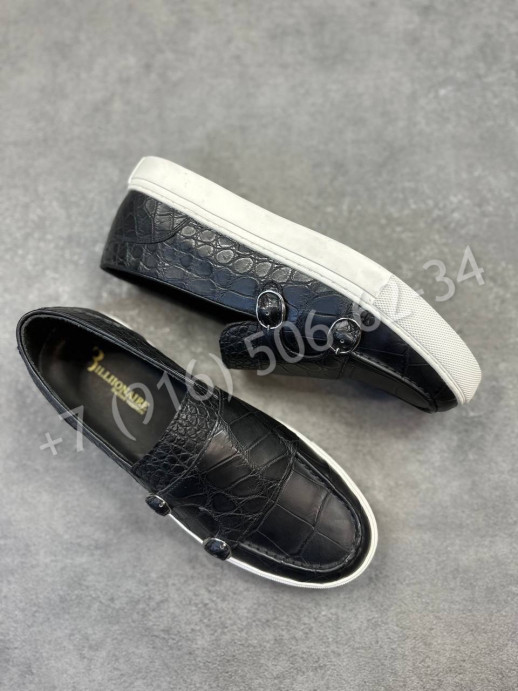 Лоферы Billionaire из кожи крокодила 28761