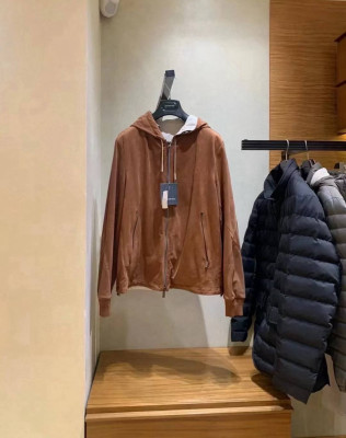 Замшевая куртка Zegna 8777