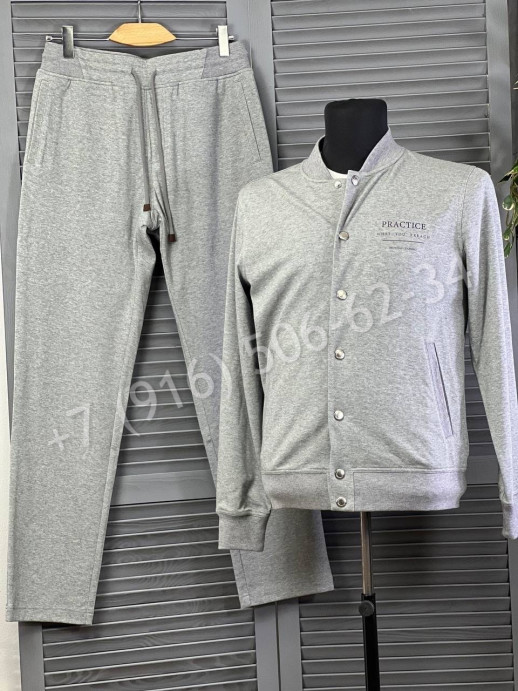 Прогулочный костюм Brunello Cucinelli из хлопка 19584