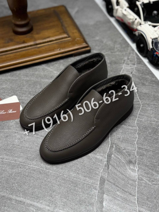 Лоферы Loro Piana на меху 5391 13