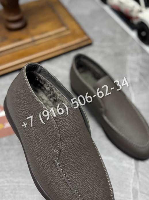 Лоферы Loro Piana на меху 5391 13