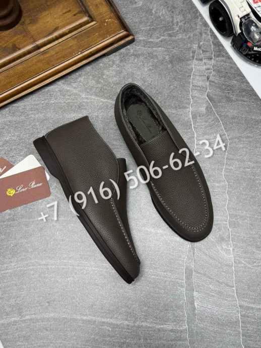 Лоферы Loro Piana на меху 5391 13