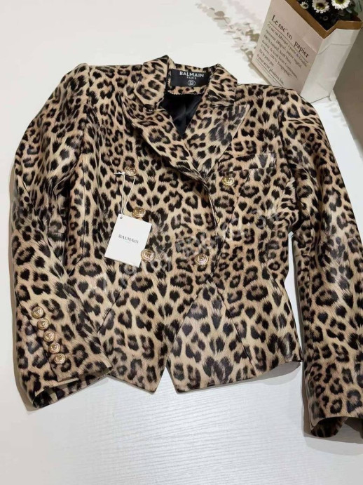 Пиджак Balmain кожа 34264