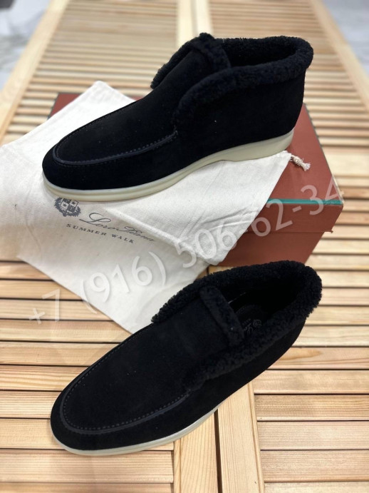 Лоферы на меху Loro Piana 25361