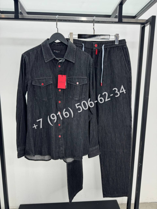 Костюм из денима KITON 18738 1