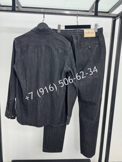 Костюм из денима KITON 18738 1