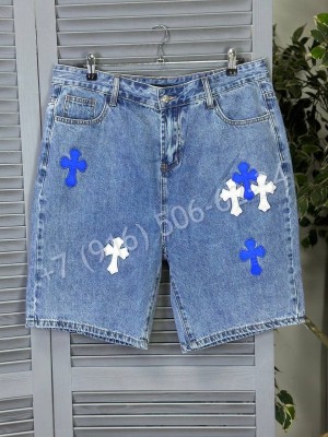 Джинсовые шорты Chrome Hearts 17172