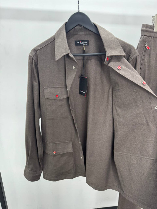 Костюм прогулочный из тонкого кашемира Kiton 17552 1