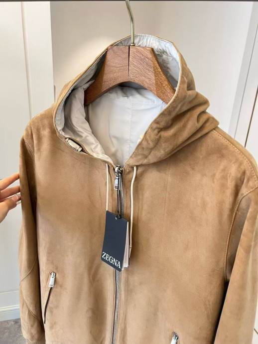 Замшевая куртка Zegna 8778