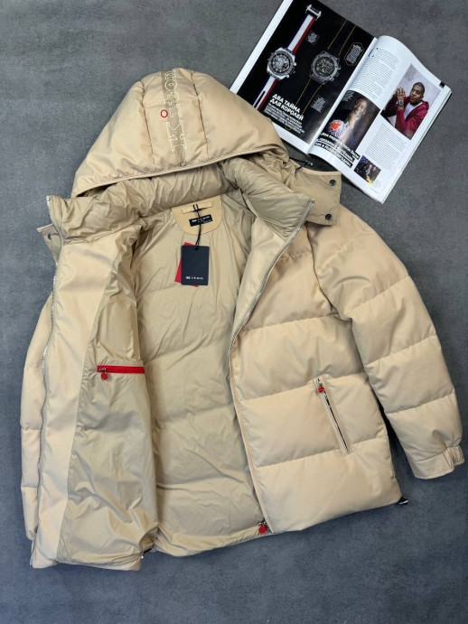 Пуховик Kiton со съемным капюшоном. Наполнитель пух/перо 22165 3