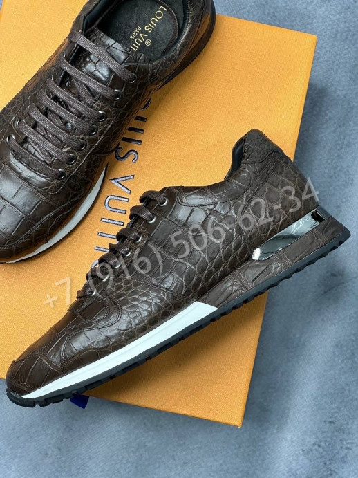 Кроссовки из кожи крокодила  Louis Vuitton 21081