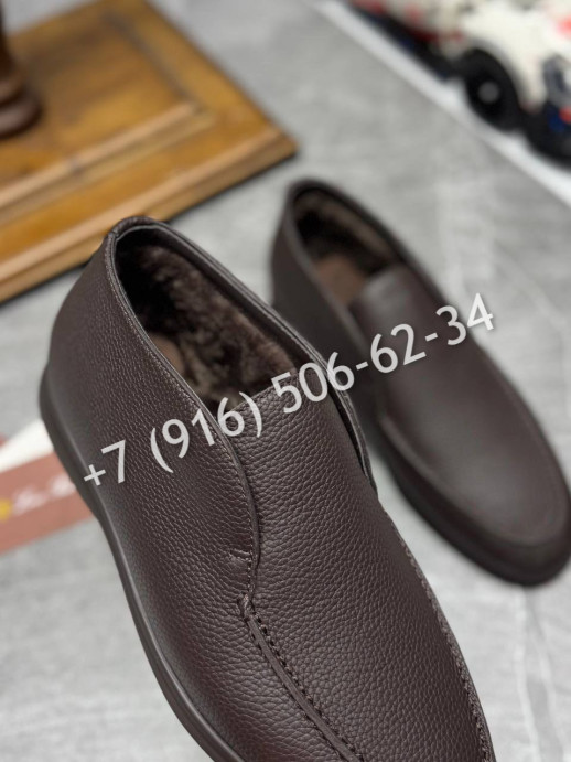 Лоферы Loro Piana на меху 5391 14