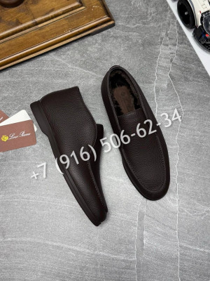 Лоферы Loro Piana на меху 5391 14