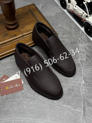 Лоферы Loro Piana на меху 5391 14