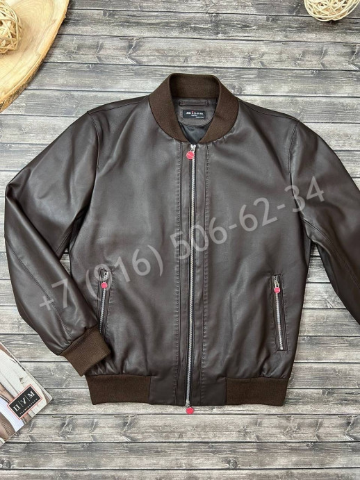 Кожаная куртка Kiton 22082